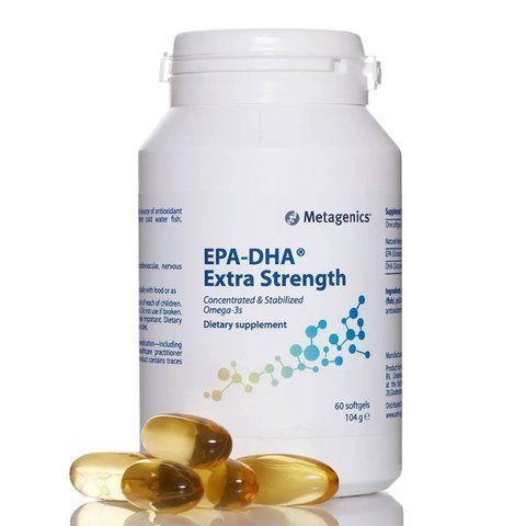 Metagenics EPA-DHA Extra Strength &mdash; Omega-3 (EPA + DHA), 60 Capsules