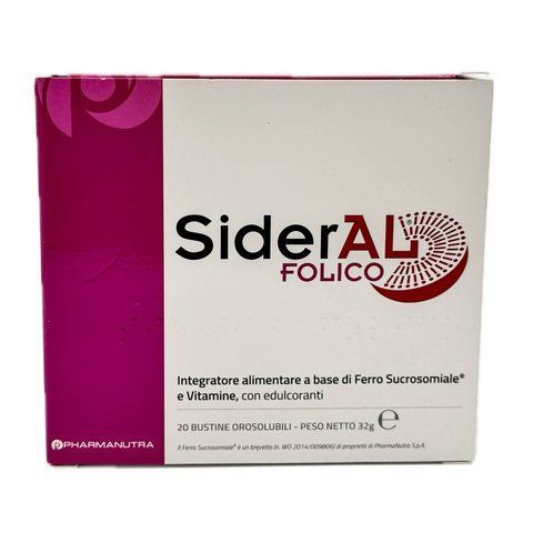 SiderAL&reg; Folic&nbsp;- 20 sachets of 32 g